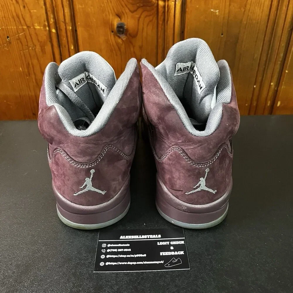2023 Jordan 5 Retro SE Burgundy Size 9.5 Men (DZ4131-600) NO BOX